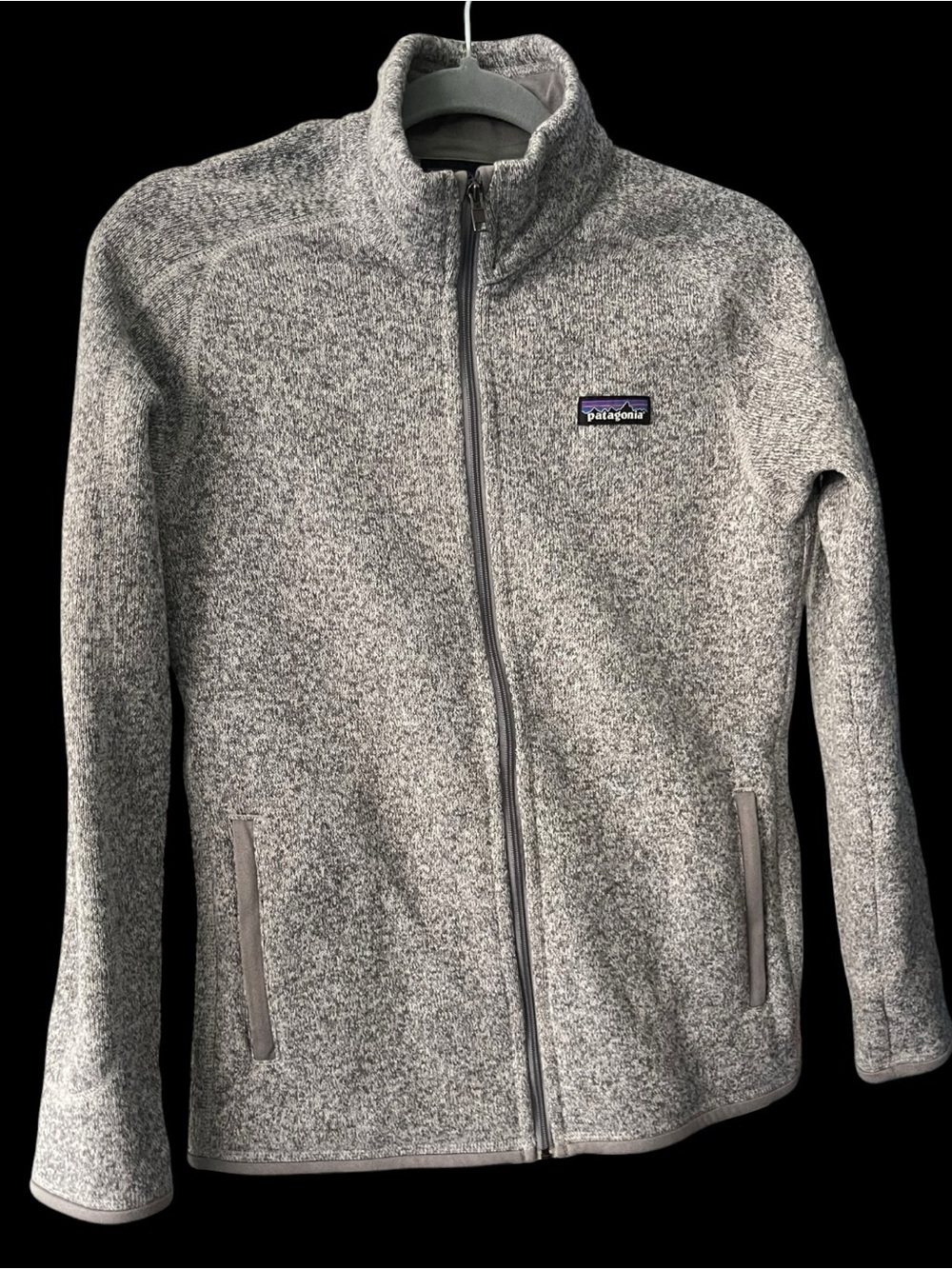 Patagonia Better Sweater Full Zip Fleece Jacket Gray Heather Womens Small S